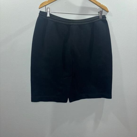 VINCE. XO Barney’s New York Black Stretch Drawstring Pull- On Skirt Size Large - Picture 5 of 13